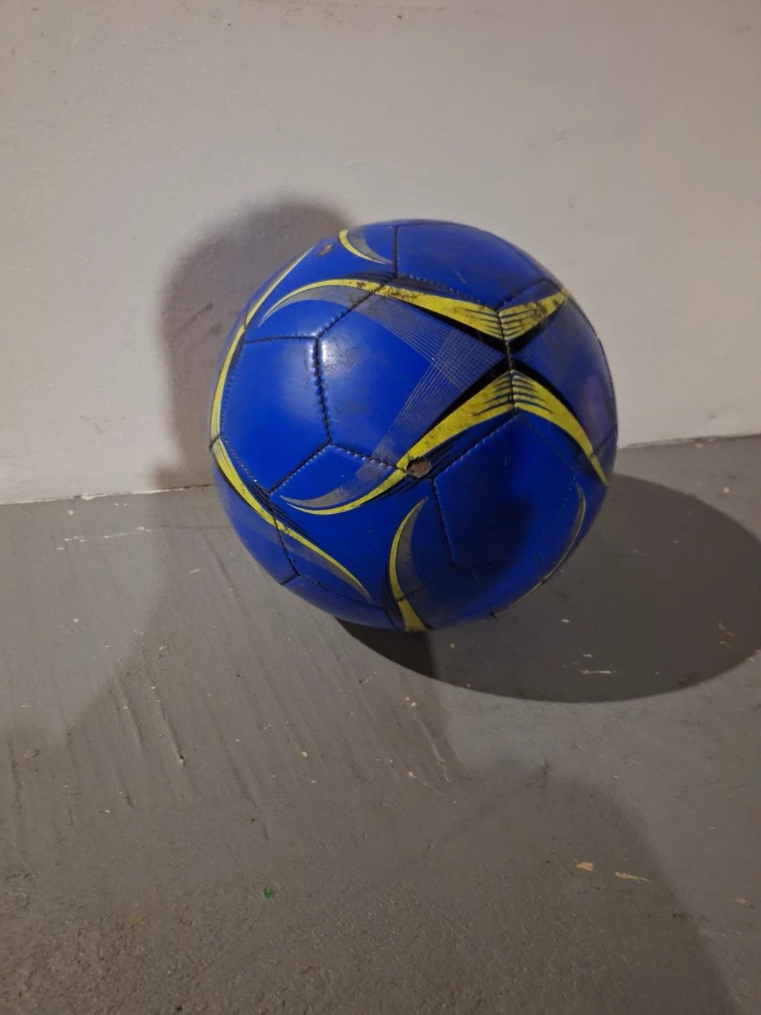 Blue and Yellow Soccer Ball - photo 2