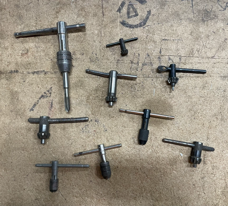 Lot of Tap and Die Holders and Files