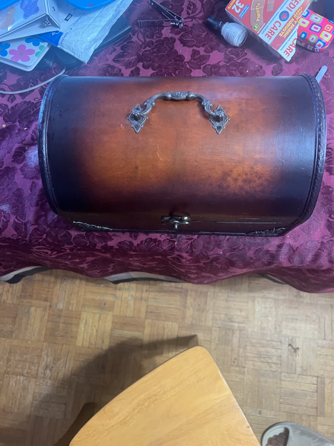 Wooden Decorative Chest Box - photo 2