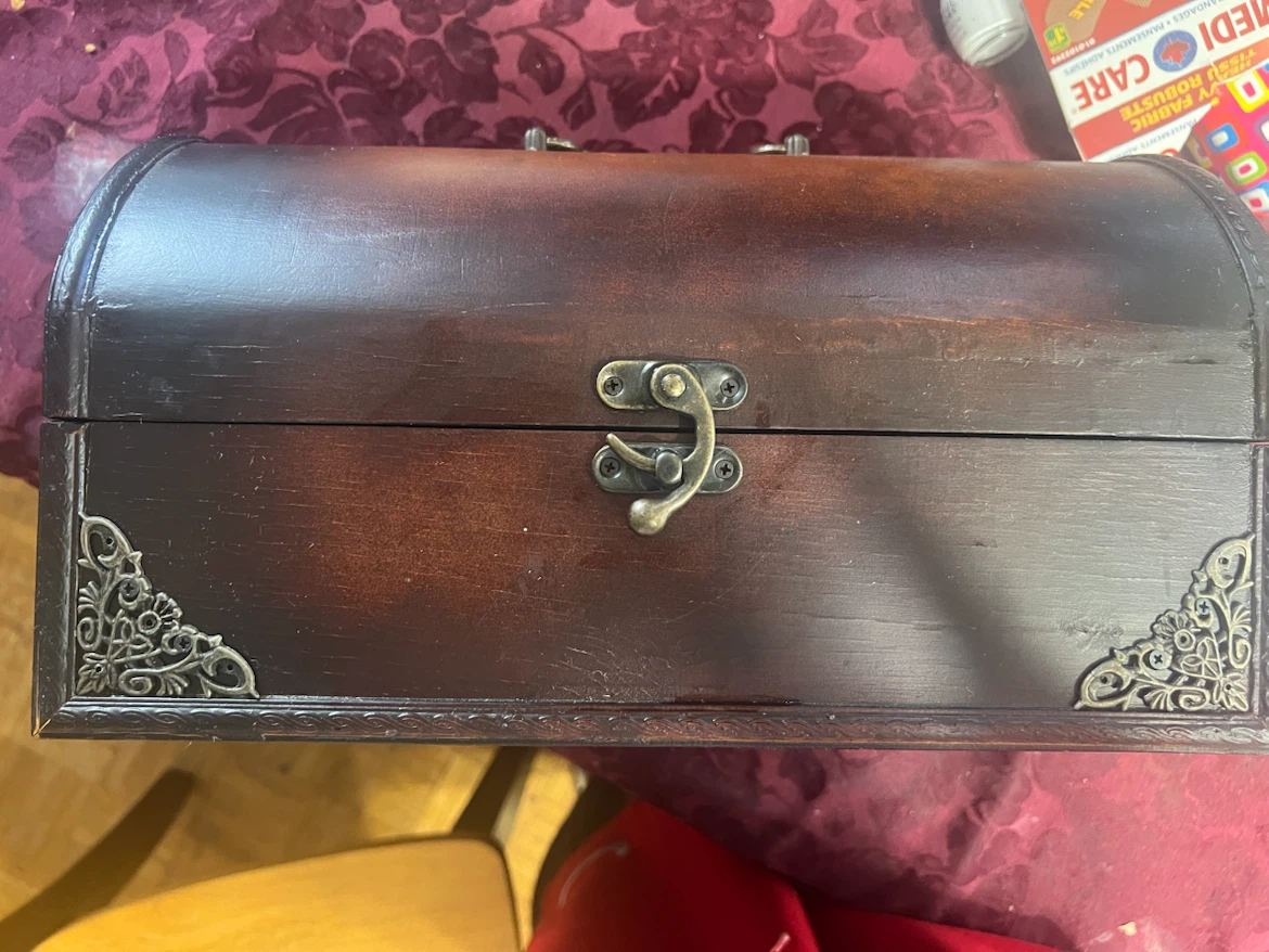 Wooden Decorative Chest Box - photo 3