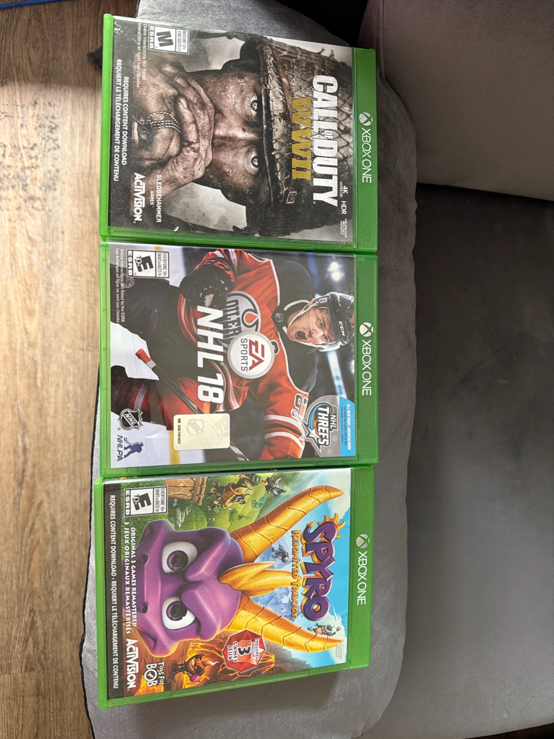 3 Xbox one games
