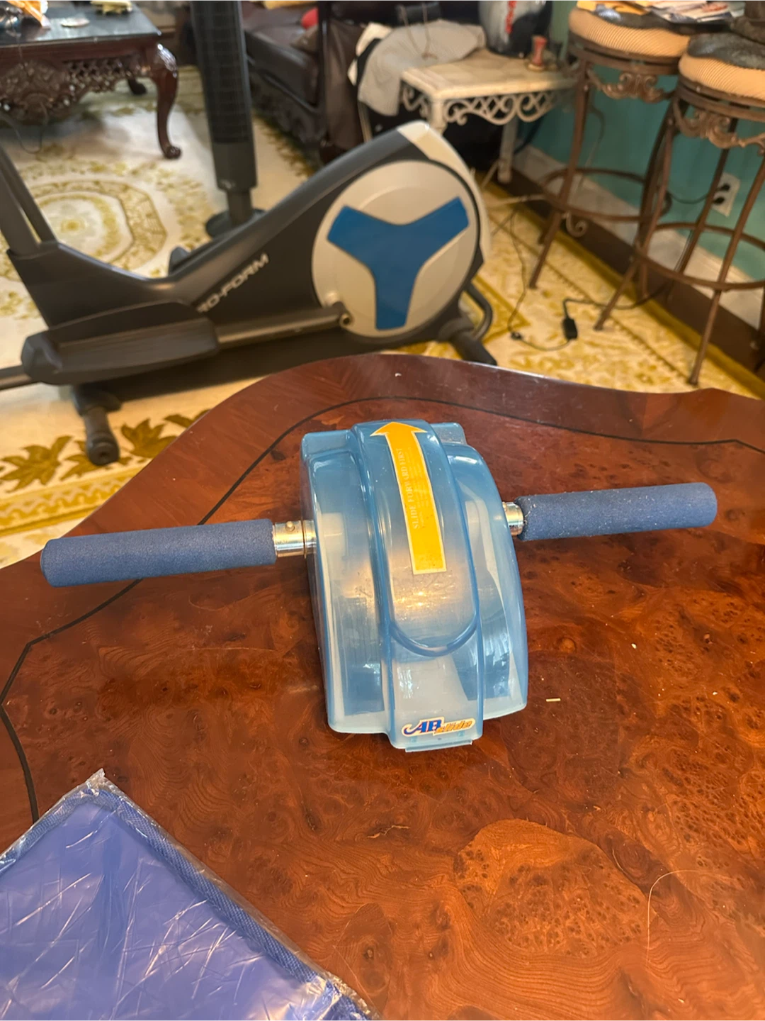 AB Slide Exercise Roller with Knee Pad - photo 3