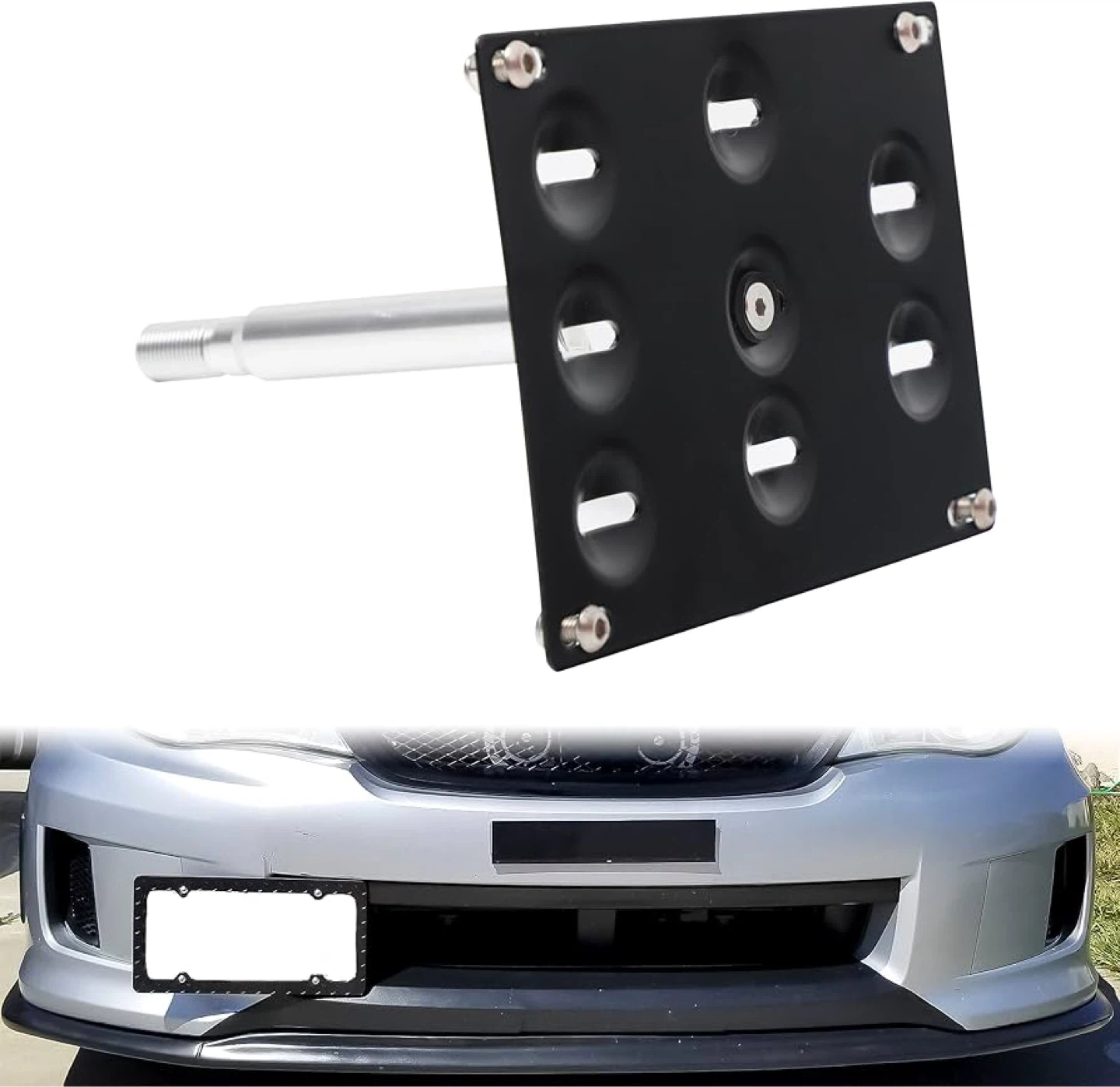 GS Front Bumper Tow Hook License Plate Mount - New - photo 4
