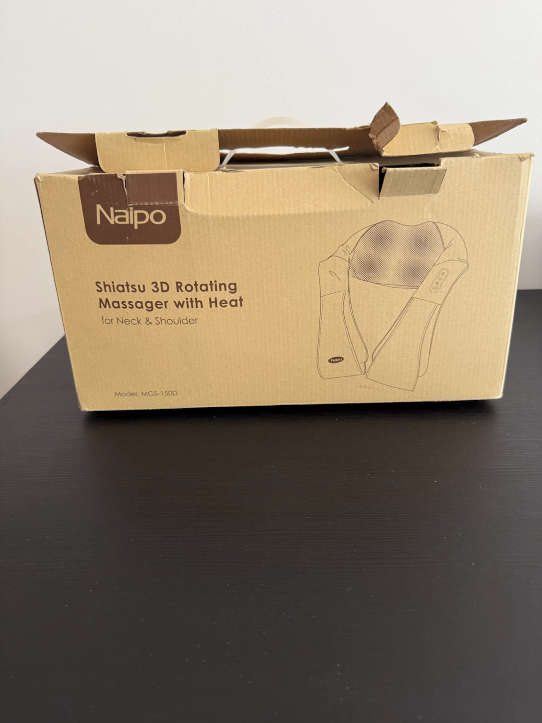 Naipo Shiatsu 3D Rotating Massager with Heat