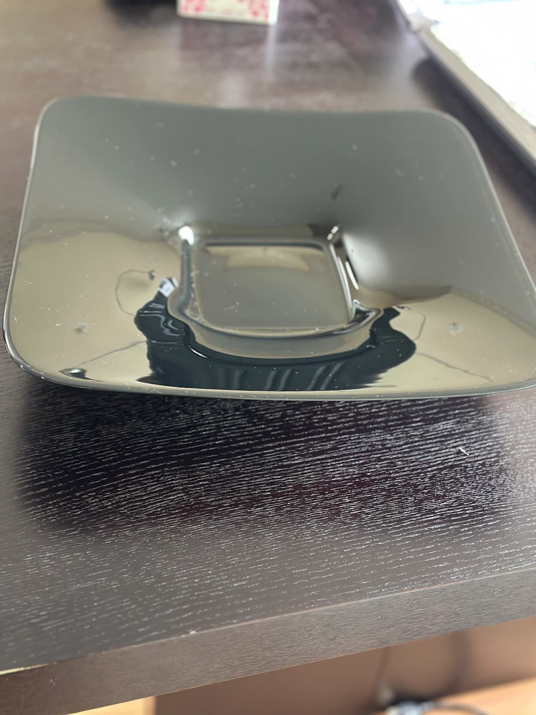Black Square Dish