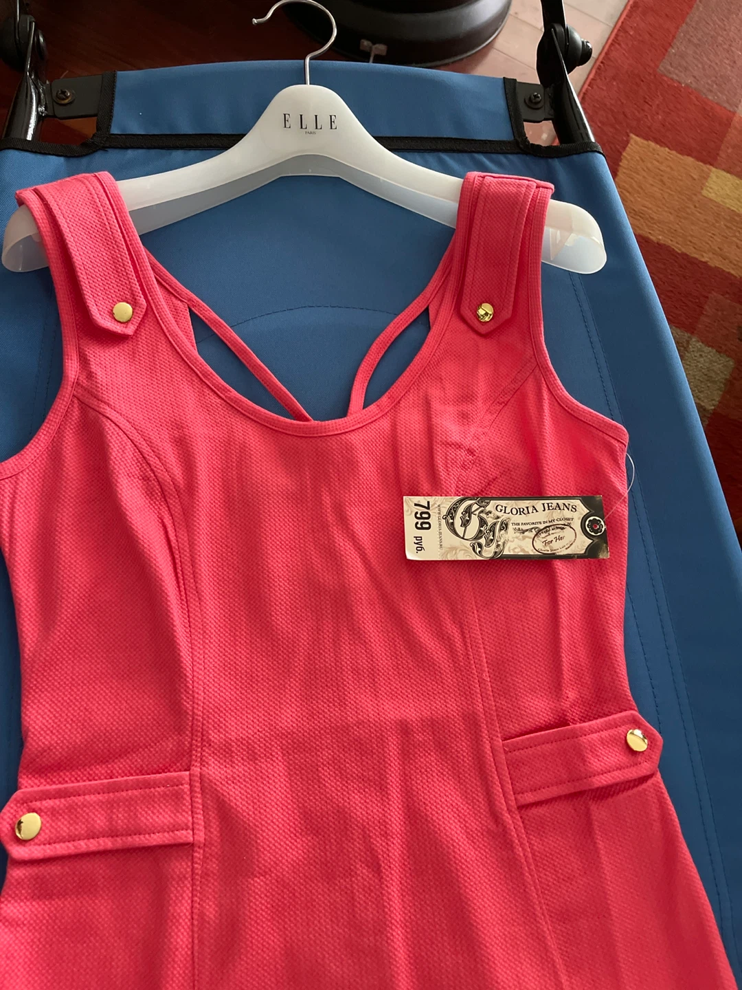 [NEW]Gloria Jeans Dress - Pink