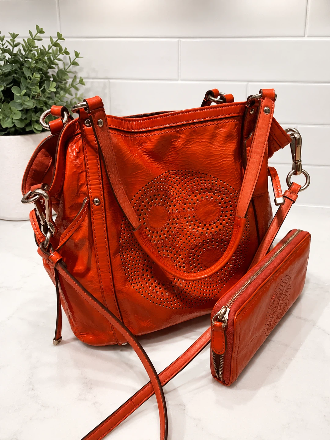 Coach Audrey Op Art Tote and Wallet