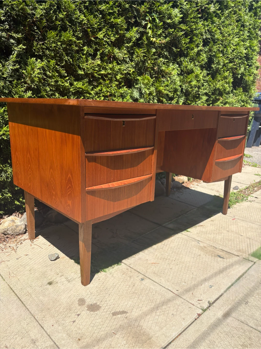 Danish MCM Teak Desk - photo 3