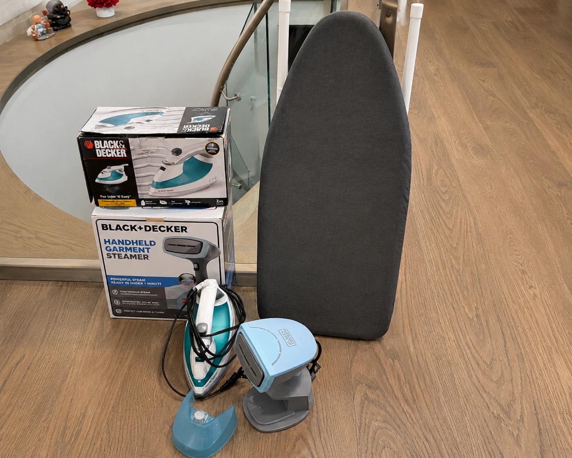 Ironing Bundle – Iron, Garment Steamer & Ironing Board