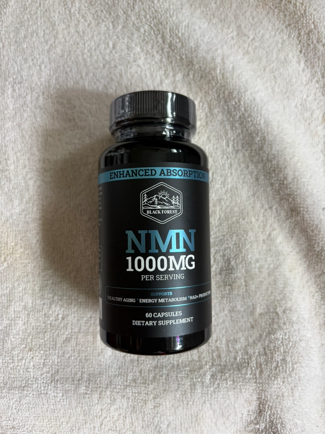 Black Forest NMN 1000mg Dietary Supplement - 60 Capsules