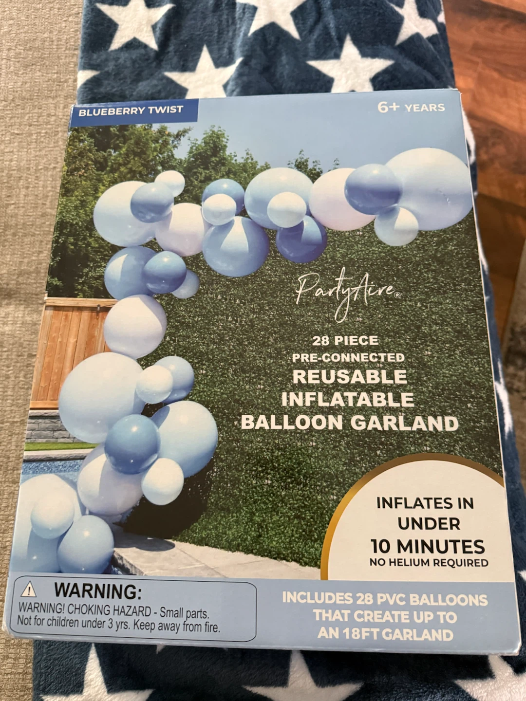 Party Aive Blueberry Twist 28pc Inflatable Balloon Garland