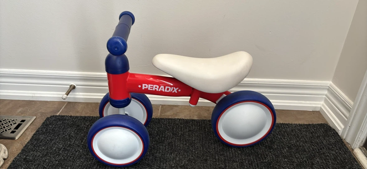 PERADIX Kids Balance Bike Red/White/Blue
