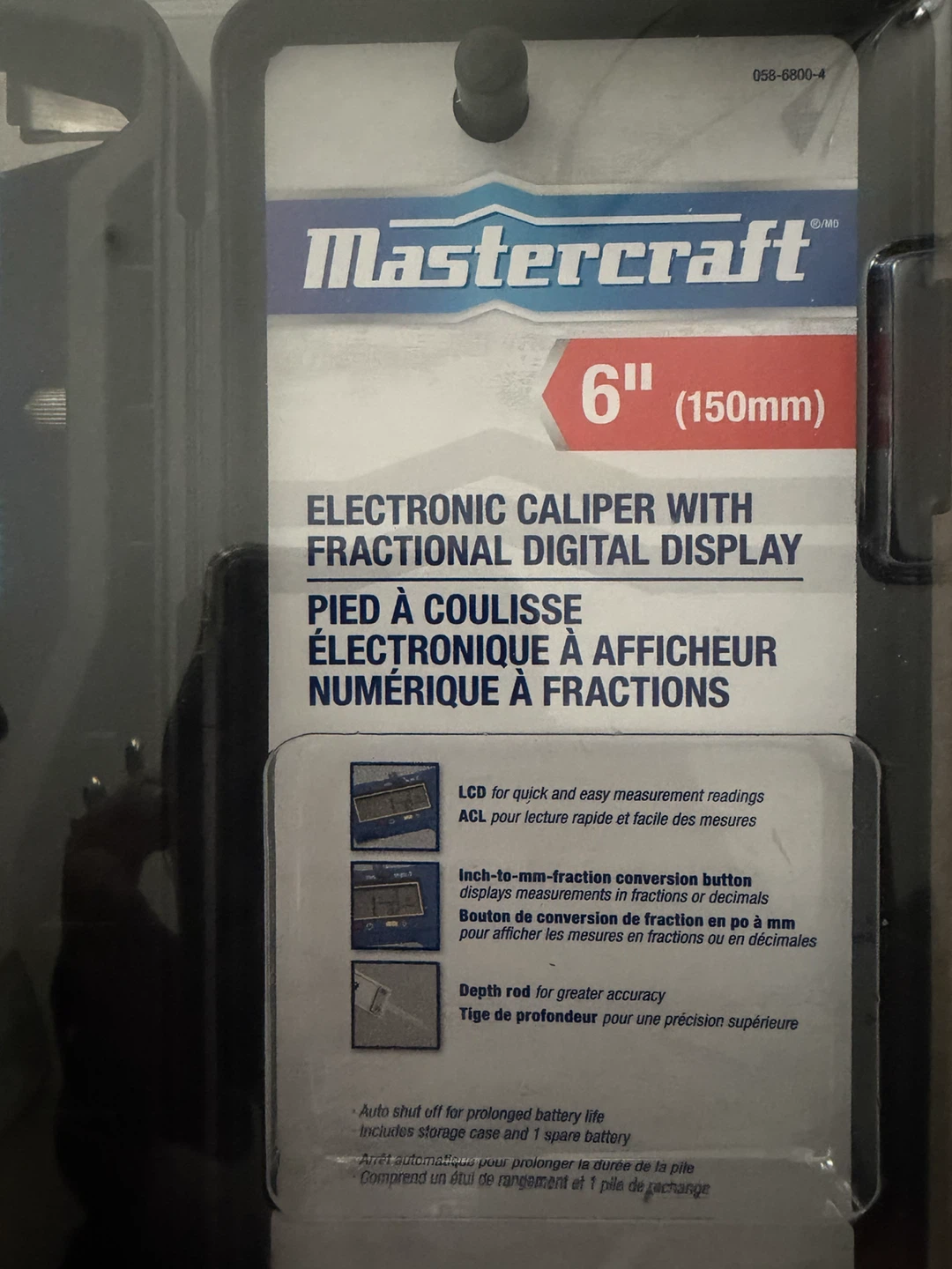 Mastercraft 6" Electronic Caliper - photo 2