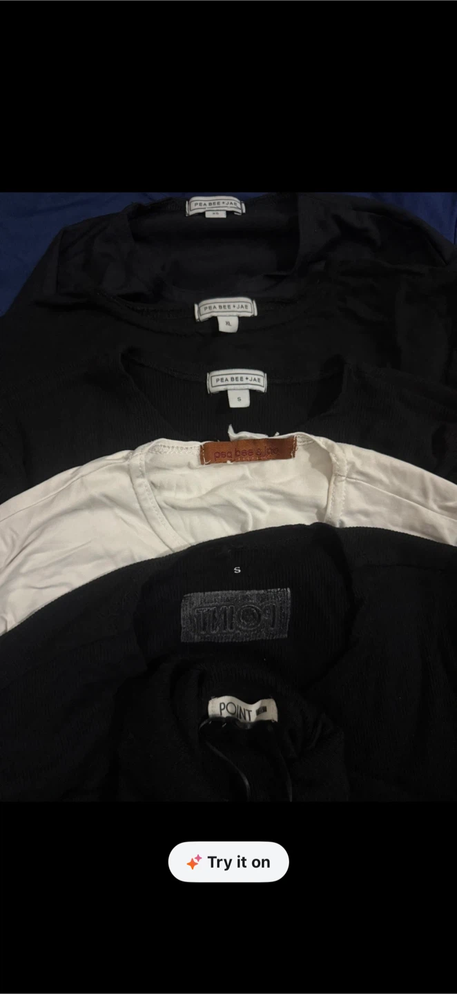 #4. Long Sleeve Tops bundle - sizes in the picture - photo 3