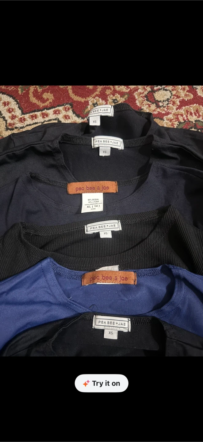 #4. Long Sleeve Tops bundle - sizes in the picture - photo 2