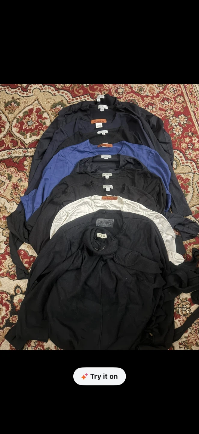 #4. Long Sleeve Tops bundle - sizes in the picture