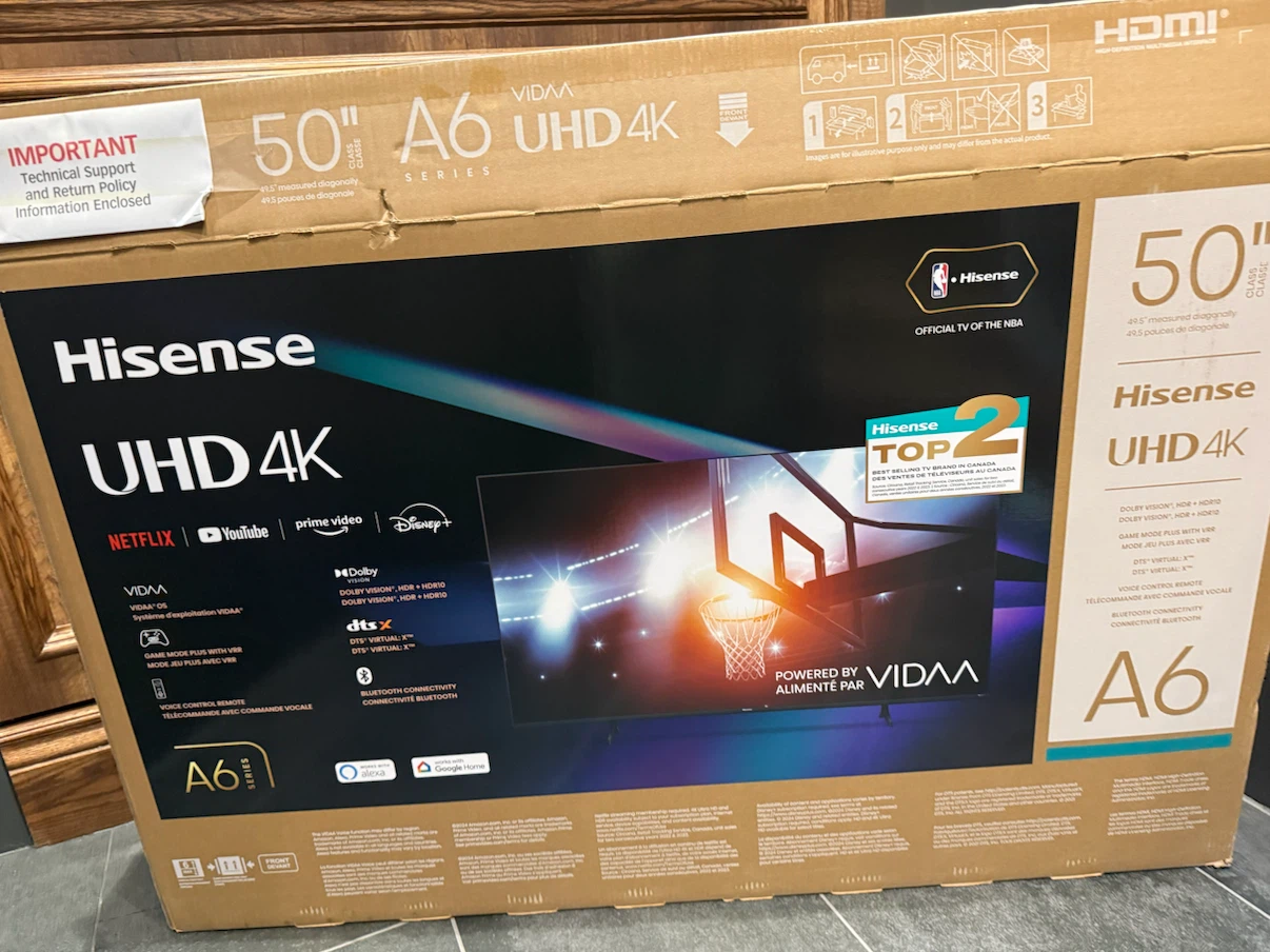 Hisense 50" UHD 4K A6 Series Smart TV - photo 3