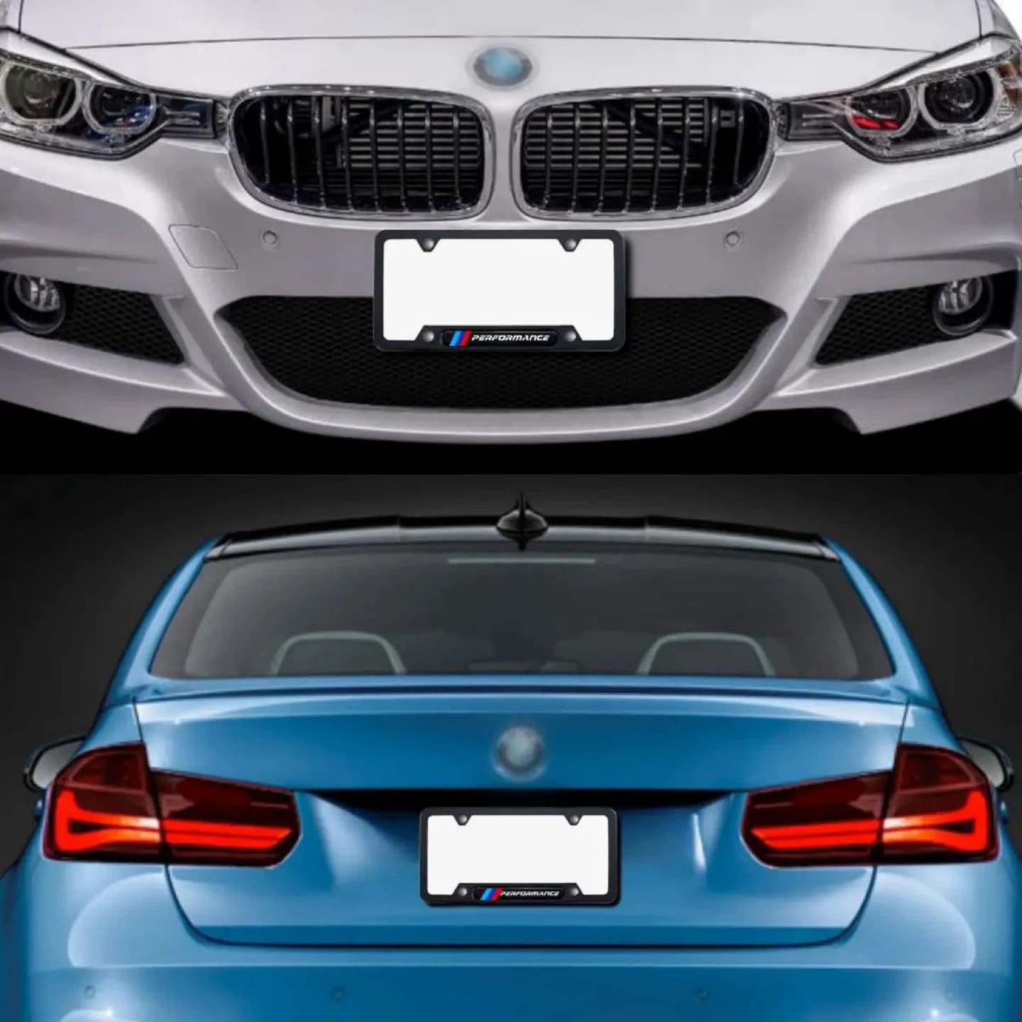 BMW 2 Pack Black Aluminum License Plate Covers - BN - photo 3