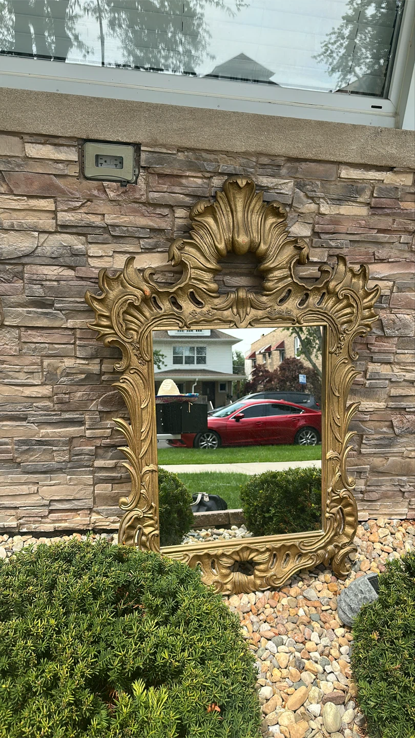 Ornate Gold Wall Mirror