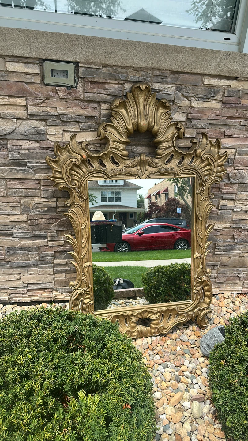 Ornate Gold Wall Mirror - photo 2
