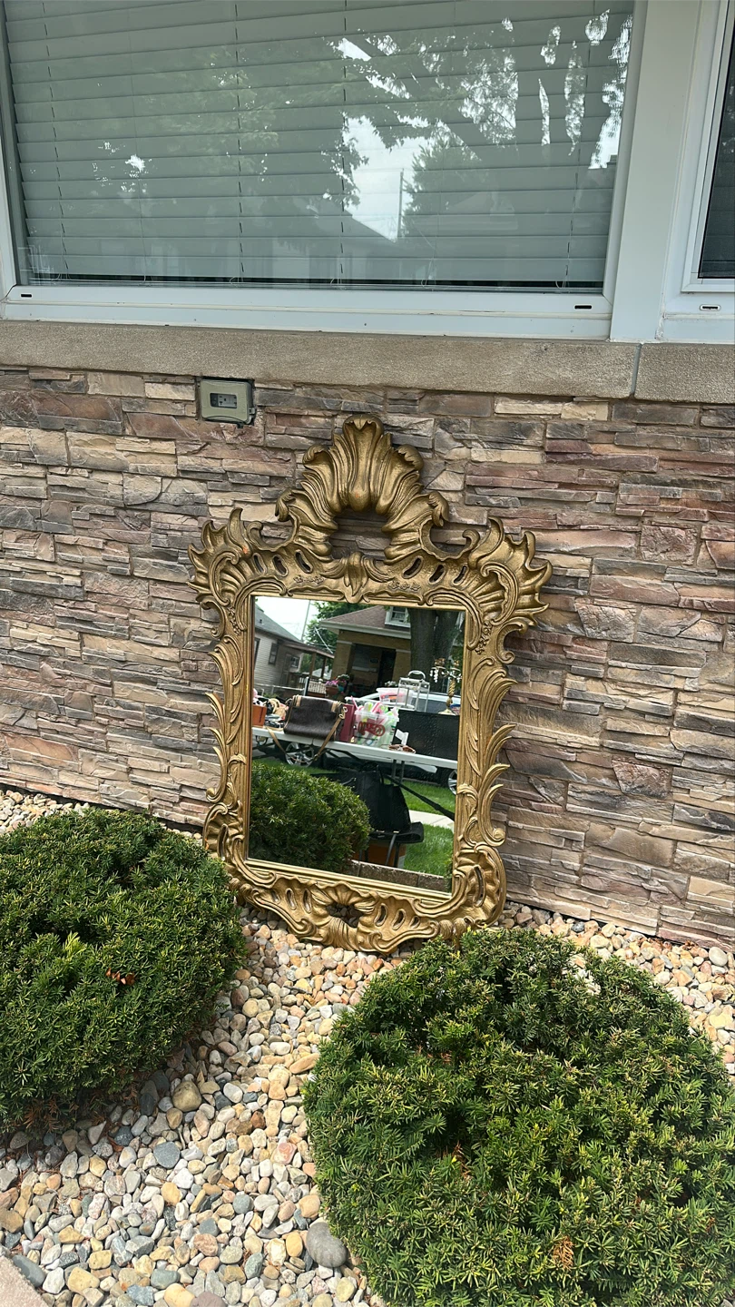 Ornate Gold Wall Mirror - photo 3