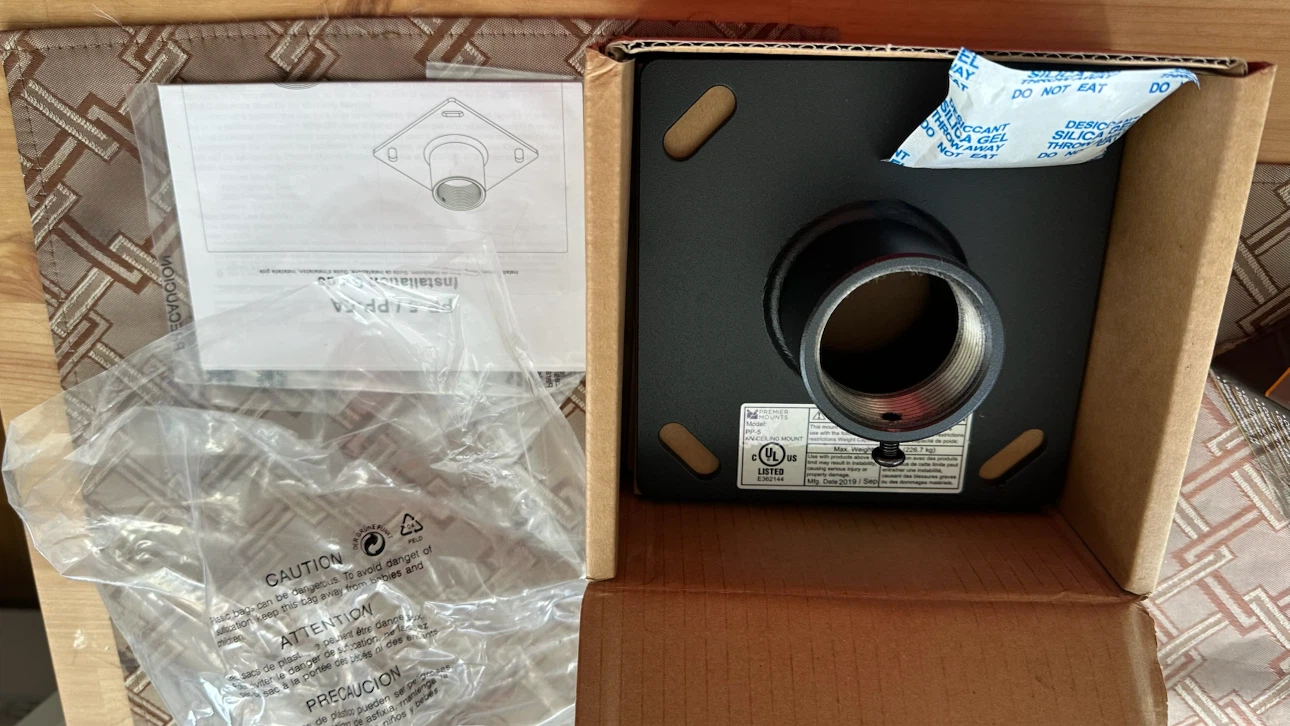 Premier Mounts PP-5 Ceiling Adapter Plate - photo 3