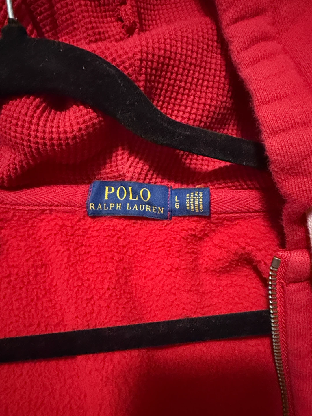 Polo Ralph Lauren Red Zip-Up Hoodie and Sweatpants Set - photo 2