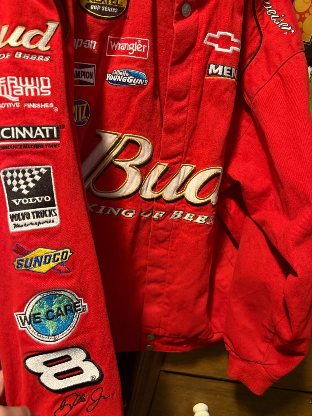 Budweiser King of Beers NASCAR Racing Jacket - photo 5