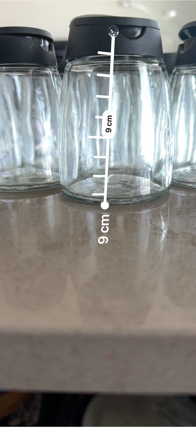 Ikea Glass Spice Jars with Black Shaker Lids - photo 4