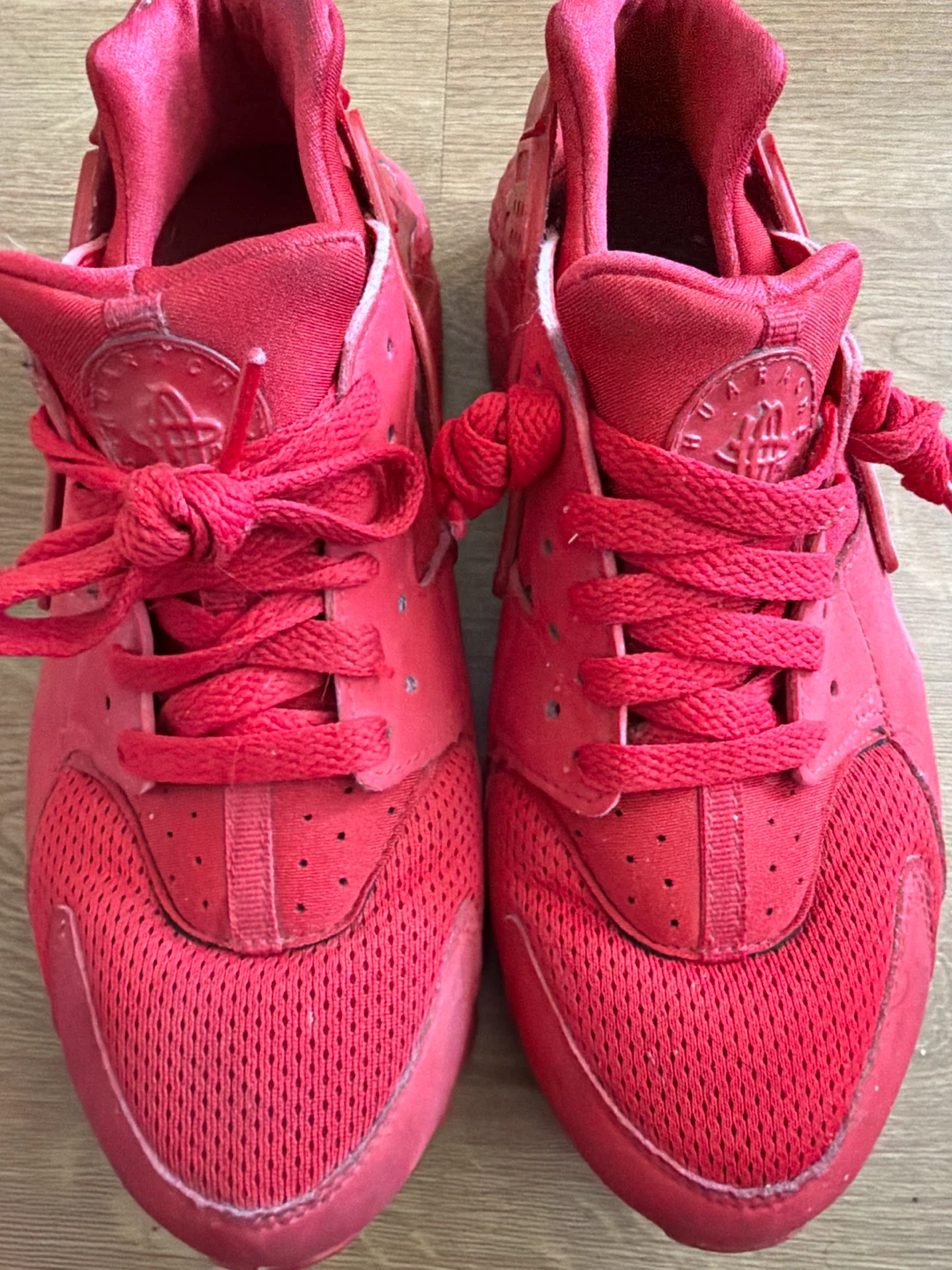 Nike Air Huarache Red Sneakers