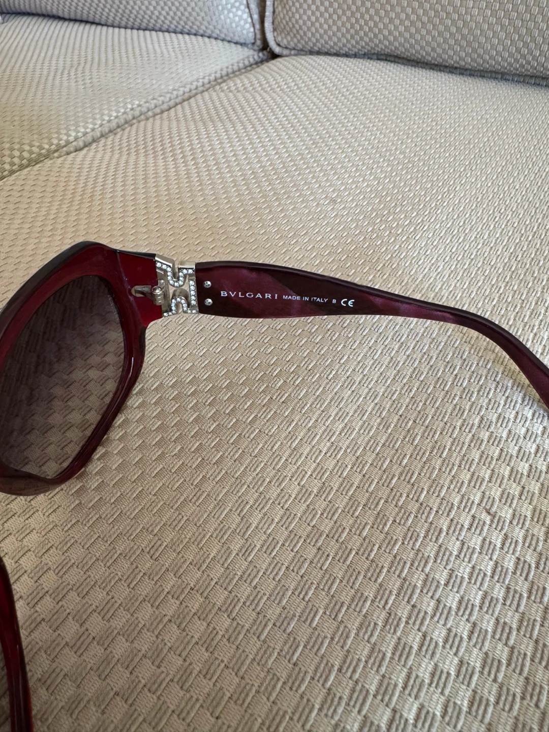 Bvlgari Glossy Brown Swarovski Women Sunglasses - photo 2
