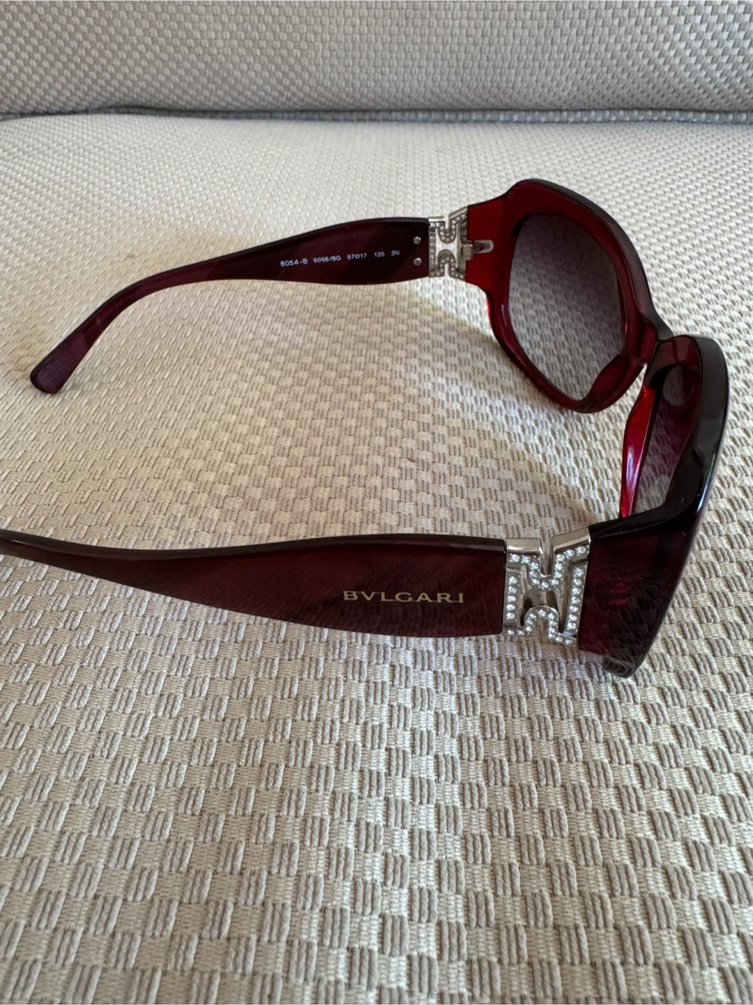 Bvlgari Glossy Brown Swarovski Women Sunglasses - photo 4