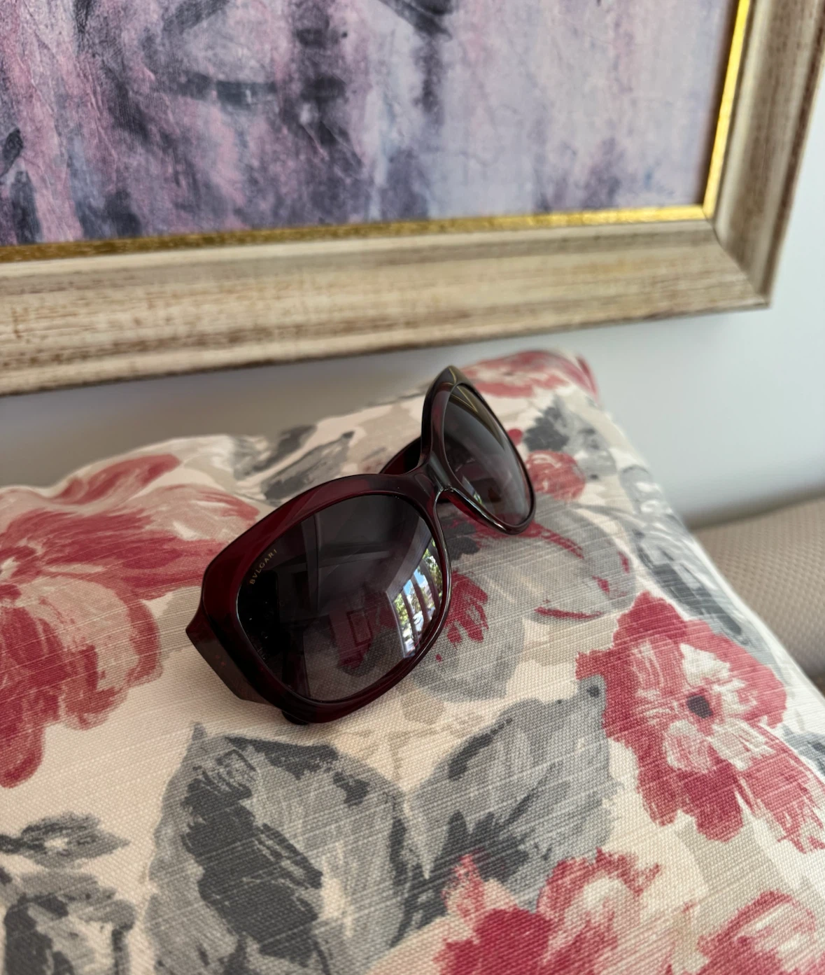 Bvlgari Glossy Brown Swarovski Women Sunglasses - photo 5