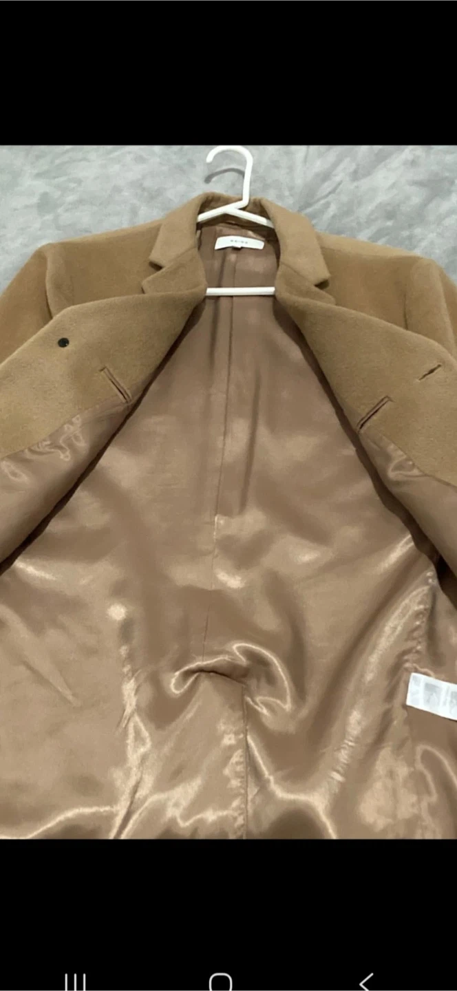 Reiss Wool Blend Coat - Camel - photo 4