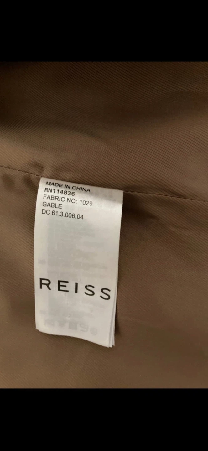Reiss Wool Blend Coat - Camel - photo 5