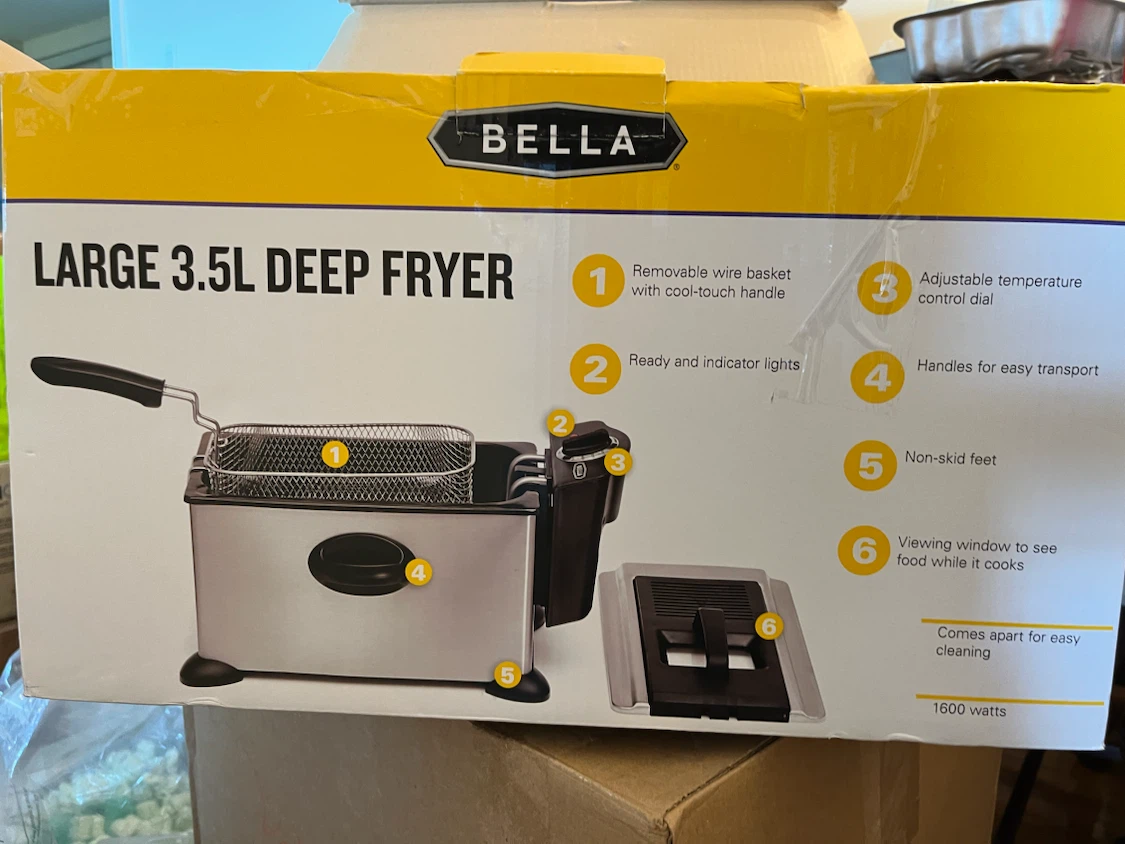BELLA Large 3.5L Deep Fryer - photo 5