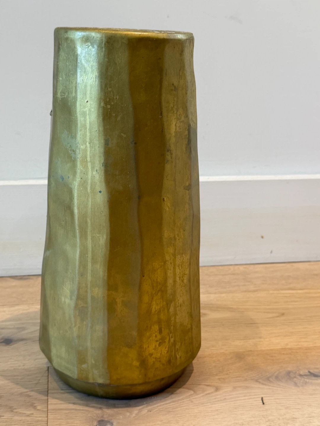 Gold Textured Vase
