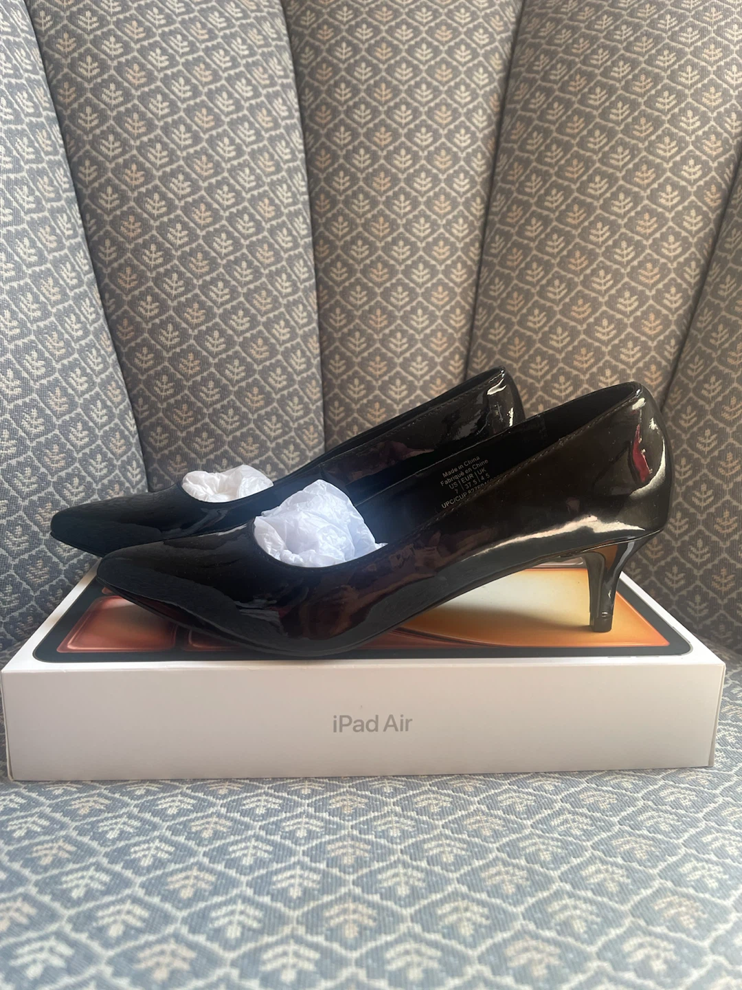 George Women's Black Patent Heels Size 7