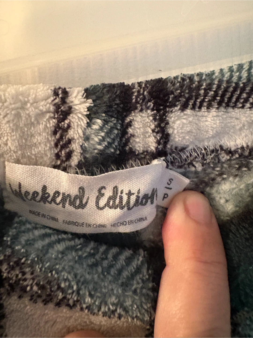 Weekend Edition Plaid Fleece Pajama Pants - photo 2
