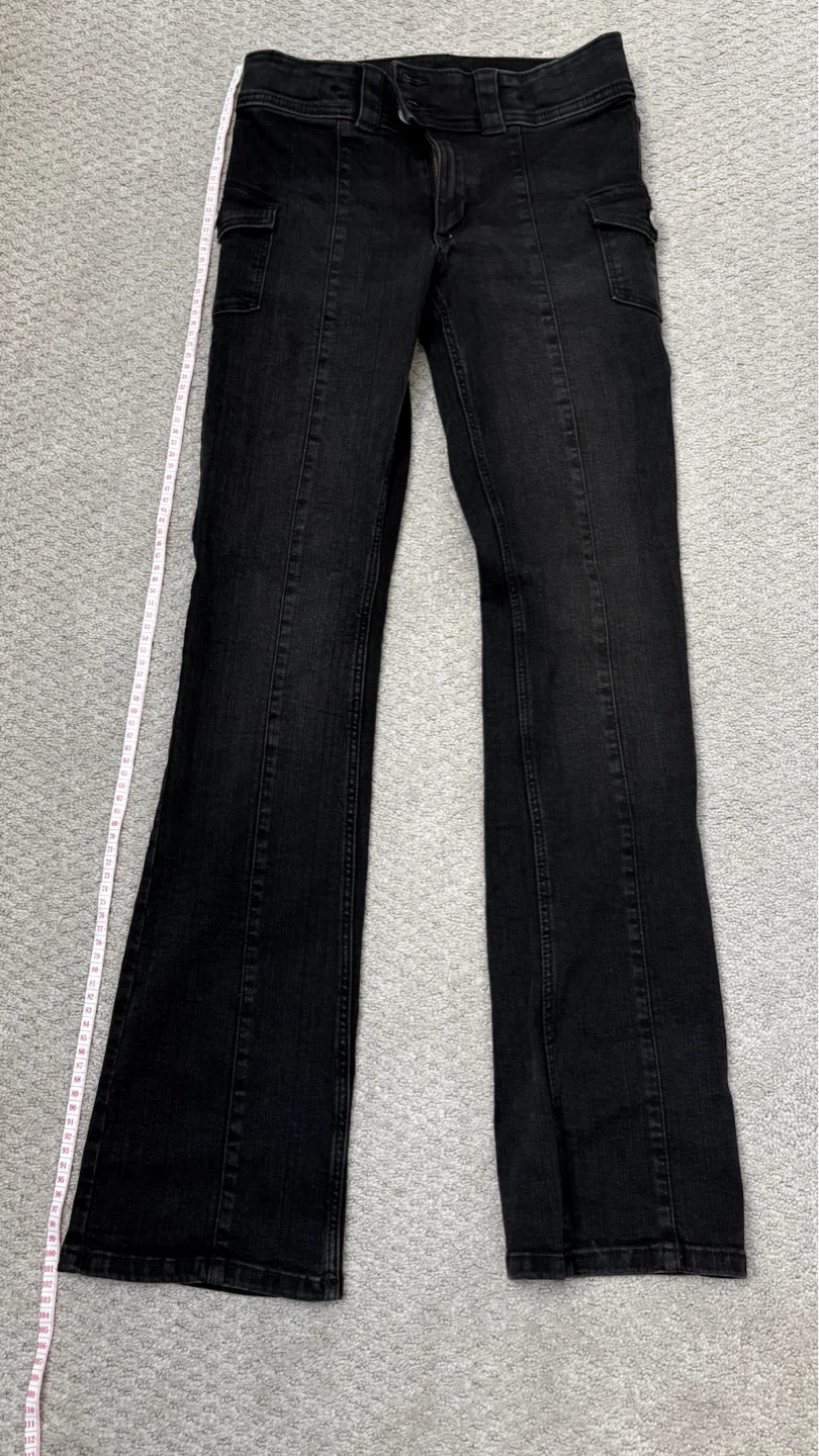 H&M Black Bootcut Low Rise Jeans - photo 3