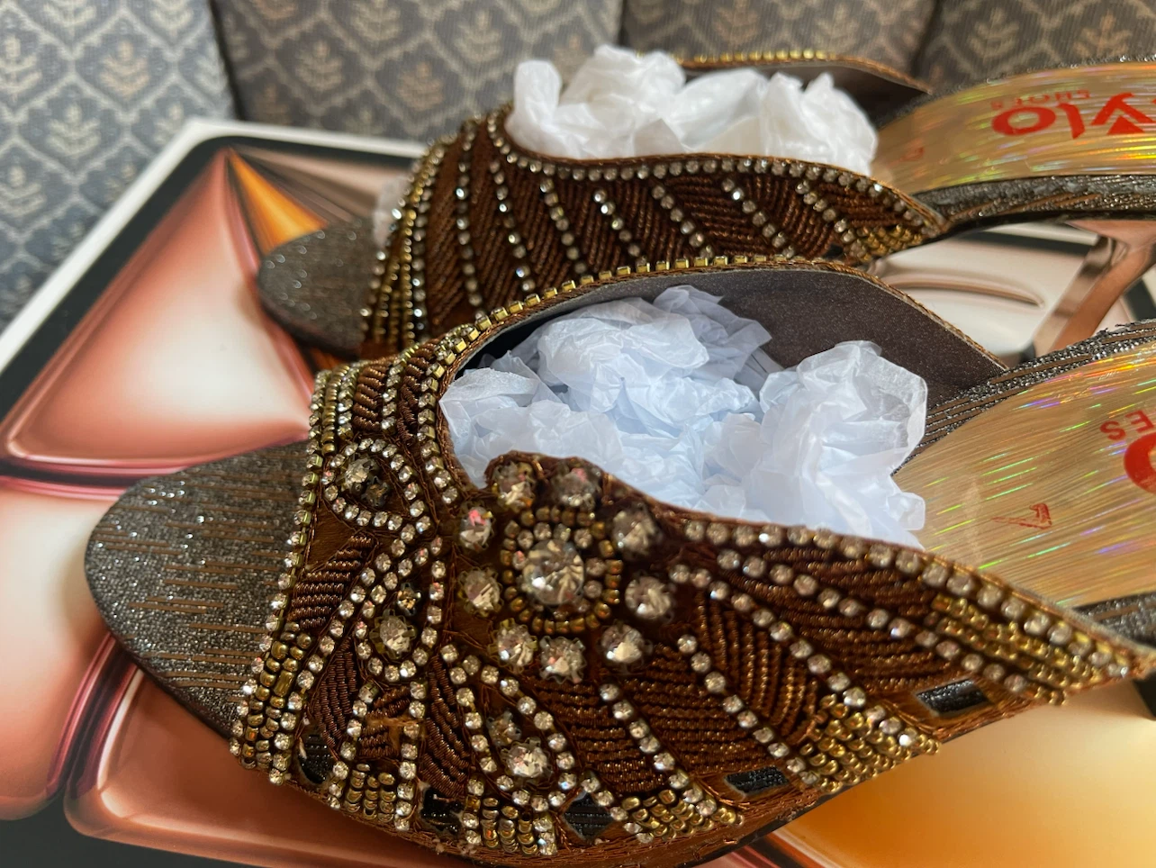 Stylo sandal Shoes Embellished Heeled Mules - photo 5