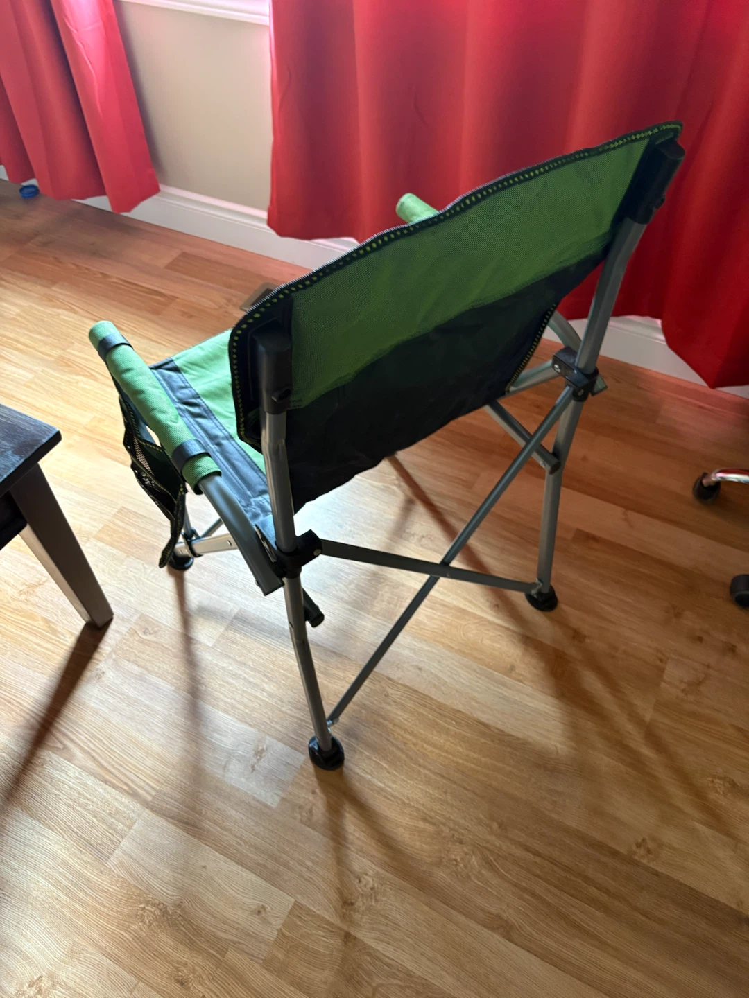 Oversized Green folding portable camping chair - photo 2