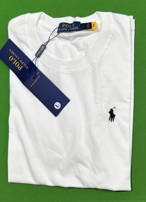 Polo Ralph Lauren White T-Shirt - Size L