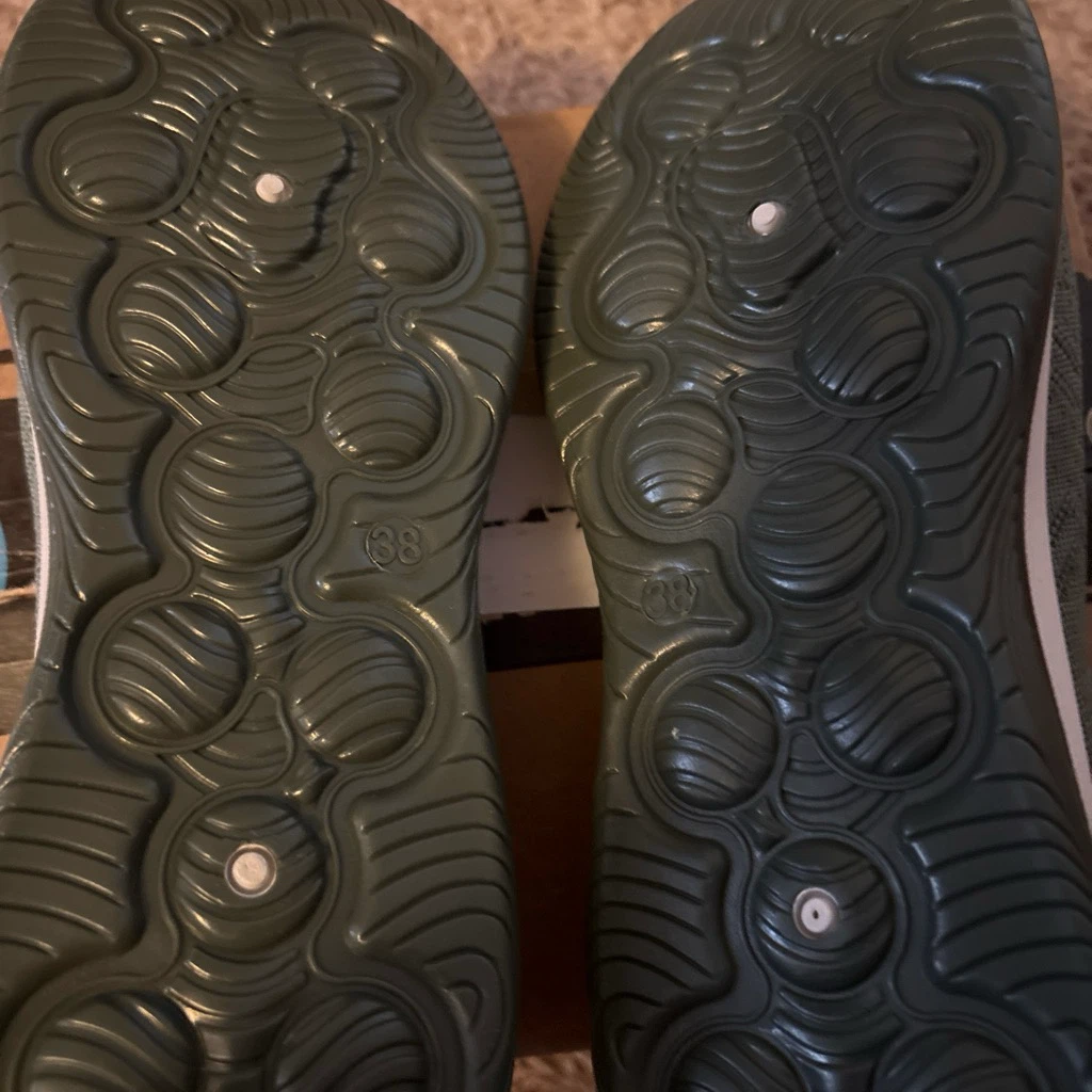 New women green canvas shoe - photo 4