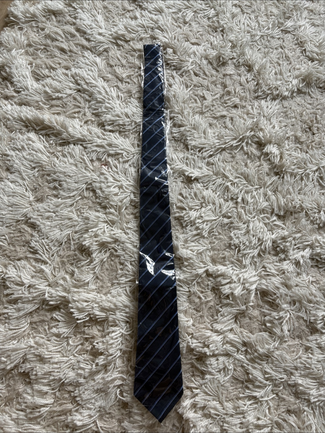 KAILONG Navy Striped Handmade Tie - photo 4