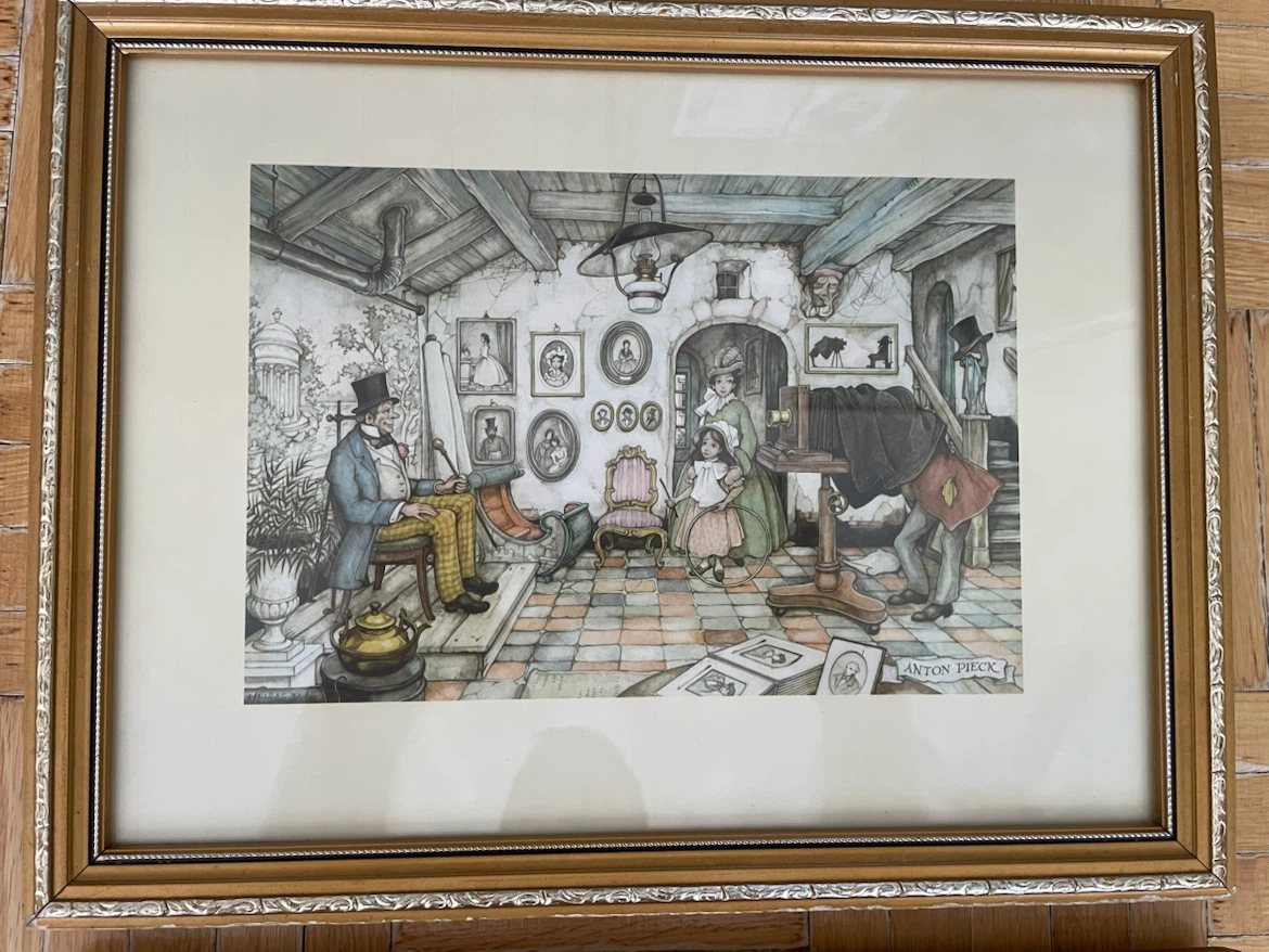 Lot Of 2 Antique Anton Pieck Framed Prints - photo 4