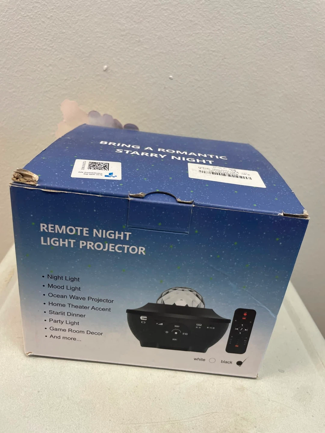 Remote Night Light Projector