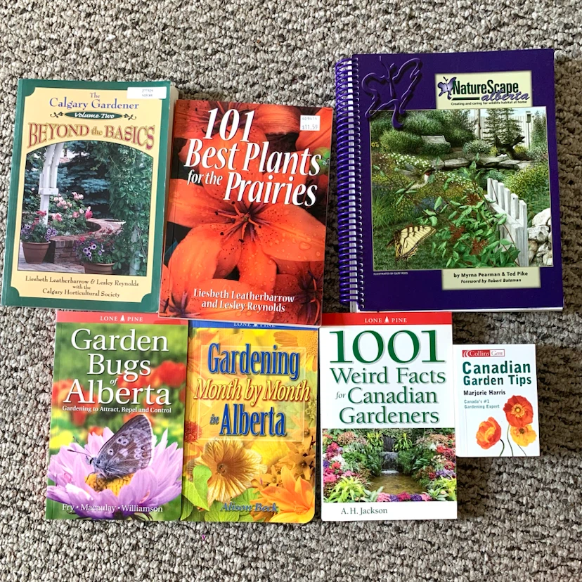 Collection of 6 Gardening Books for Canadian Gardeners