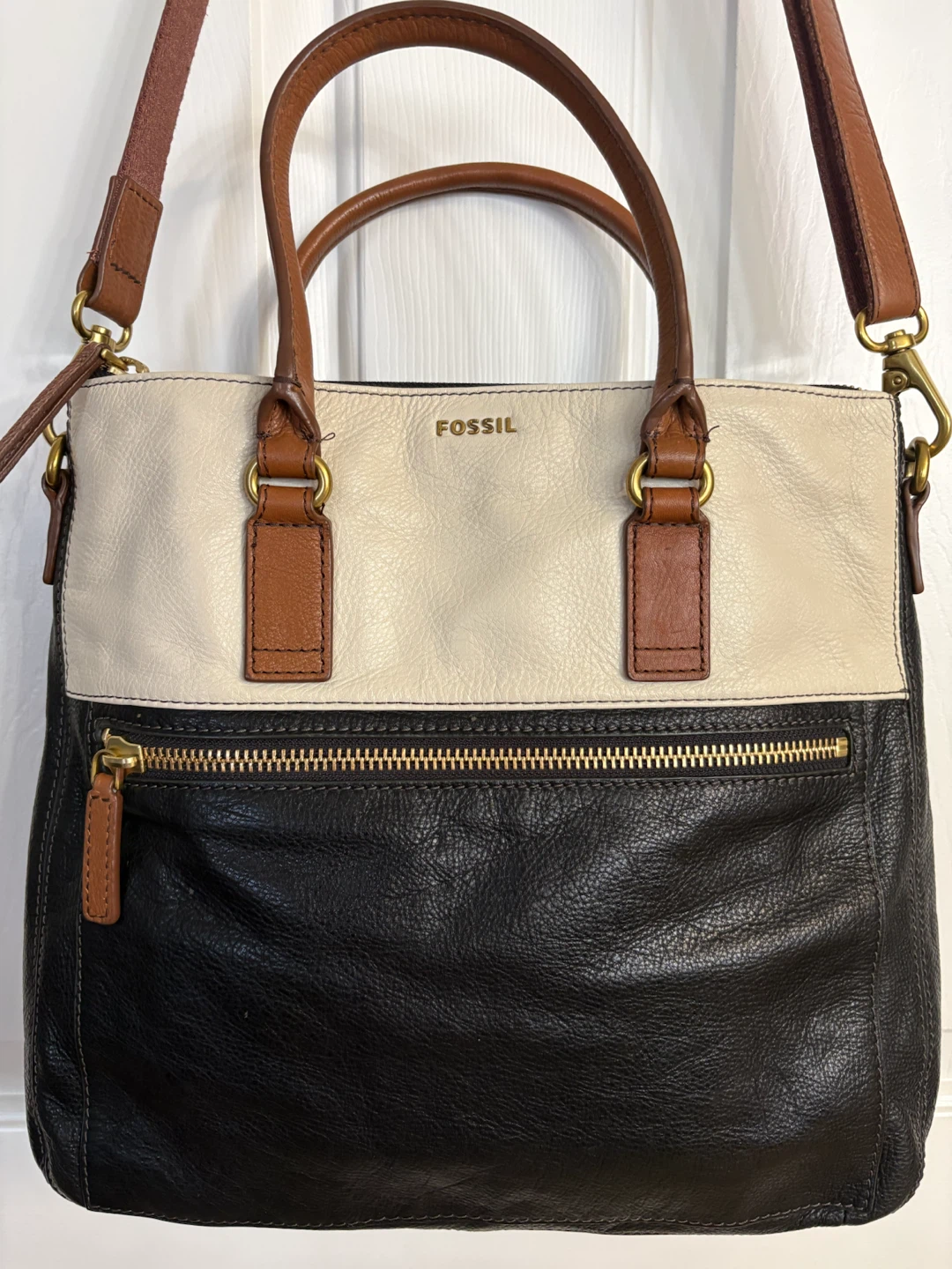 Fossil Lucy Convertible Leather Tote Bag - photo 2
