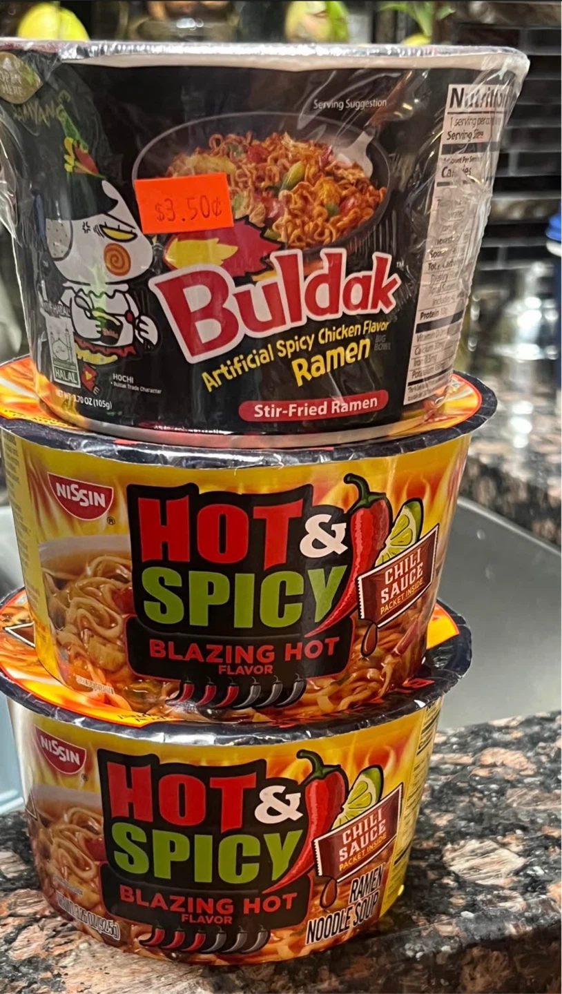 FREE Spicy Chicken Flavor Ramen & Nissin Hot & Spicy Ramen